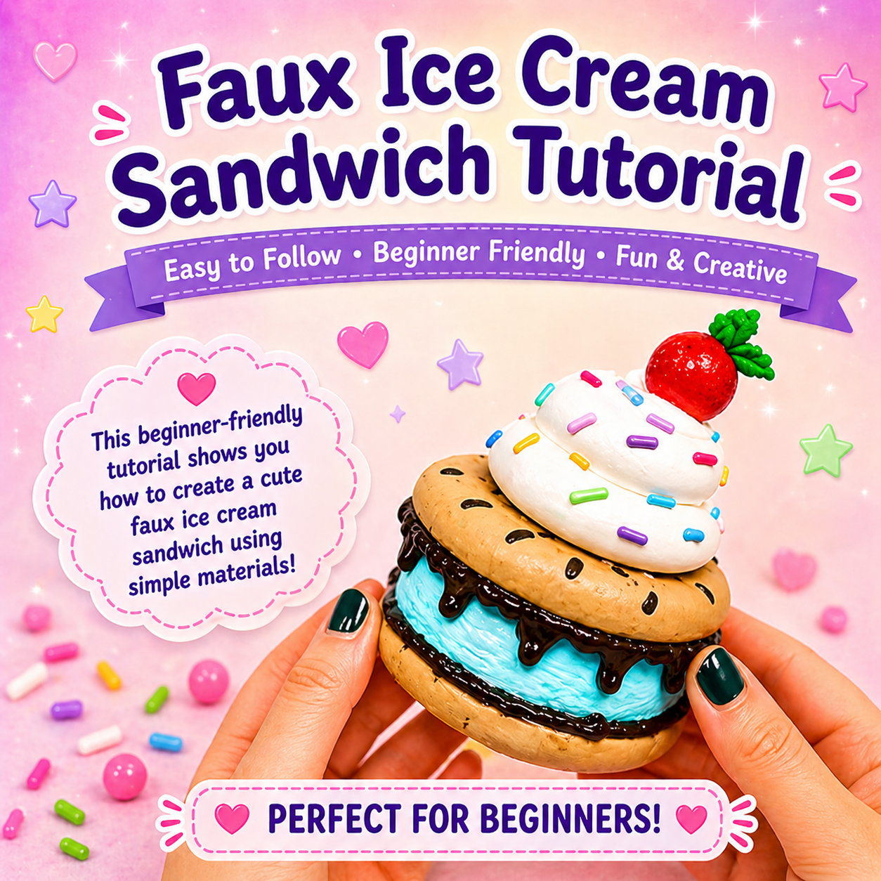 Faux Dessert Craft Guide for Beginners (Tips, Tutorials + Bonus Calendar) - Image 3
