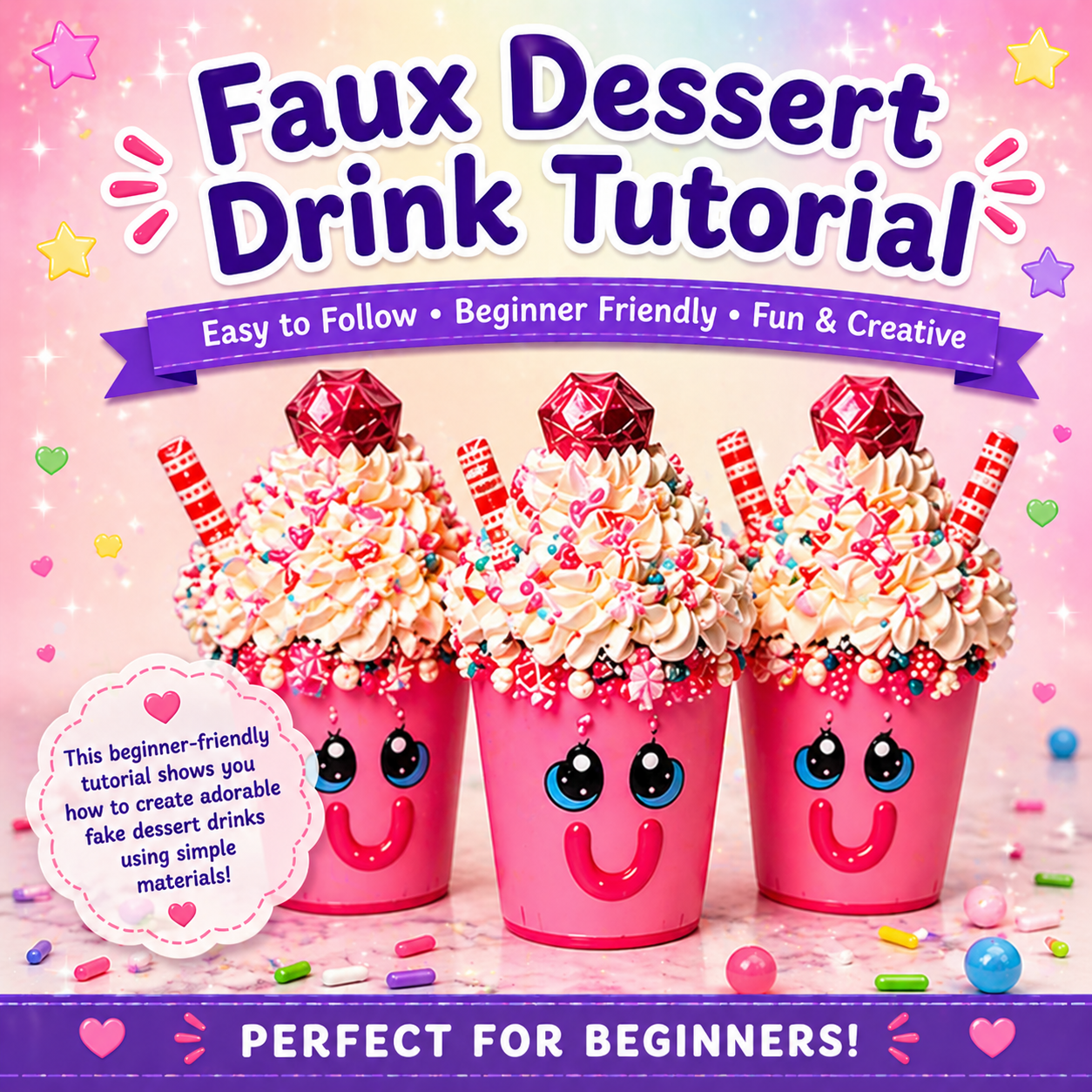 Faux Dessert Craft Guide for Beginners (Tips, Tutorials + Bonus Calendar) - Image 4