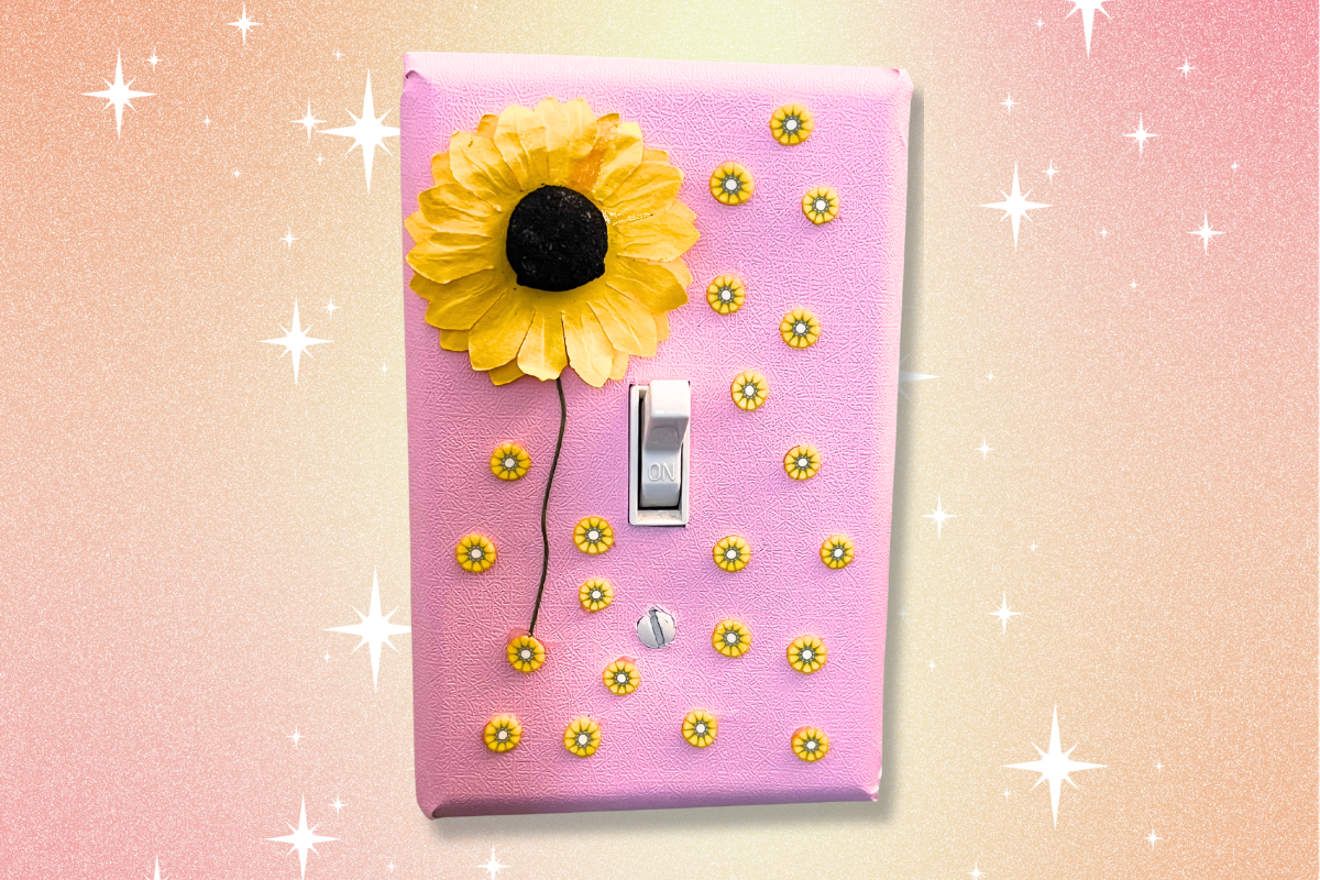 DIY Light Switch Cover Makeover (Easy Peel & Stick Wallpaper Decor Idea)