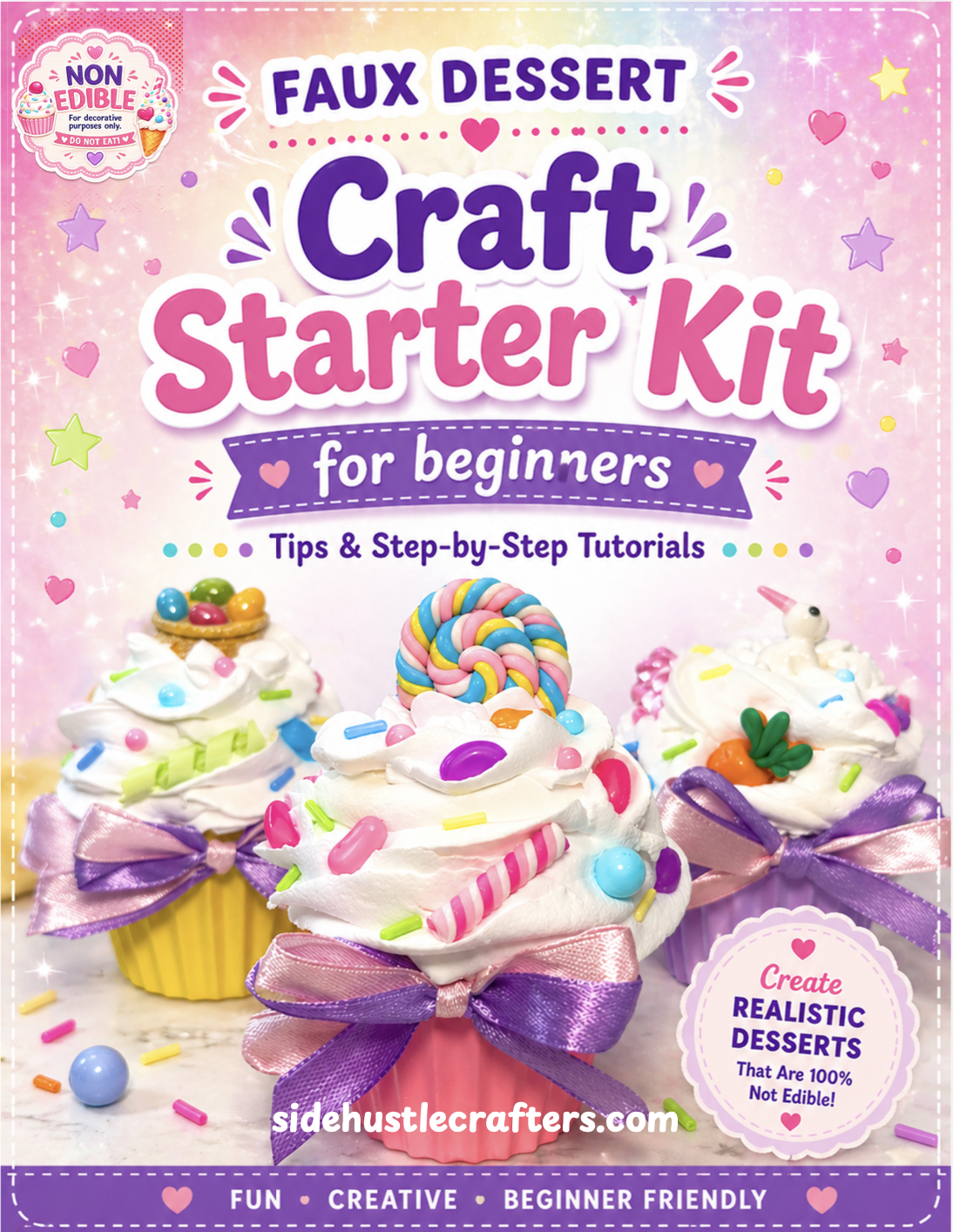 Faux Dessert Craft Guide for Beginners (Tips, Tutorials + Bonus Calendar)