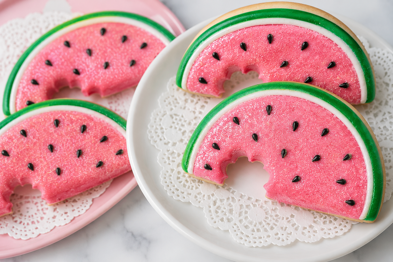 Fake Watermelon Cookies DIY (Easy Air Dry Foam Clay Craft Tutorial)
